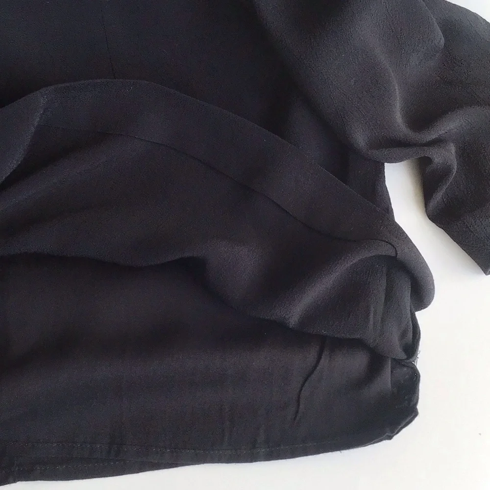 Shakuhachi cape dress black